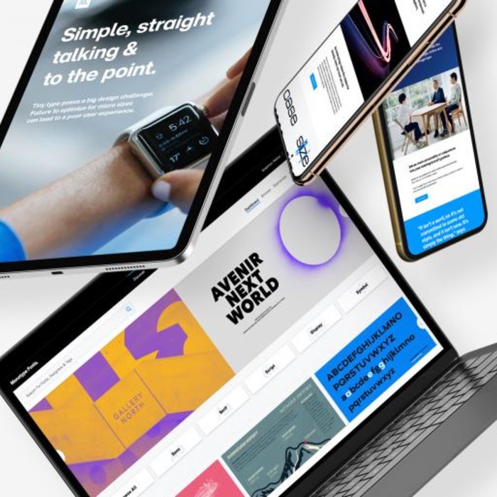 Creative Screen Typography - Bold Digital Display Design Creative Screen Typography - Bold Digital Display Design