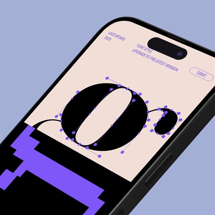 Designer browsing a clean font library interface, highlighting easy access and streamlined font management Designer browsing a clean font library interface, highlighting easy access and streamlined font management
