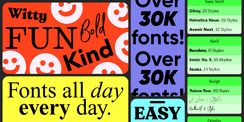 Elegant and Versatile Typography for Lifestyle Design